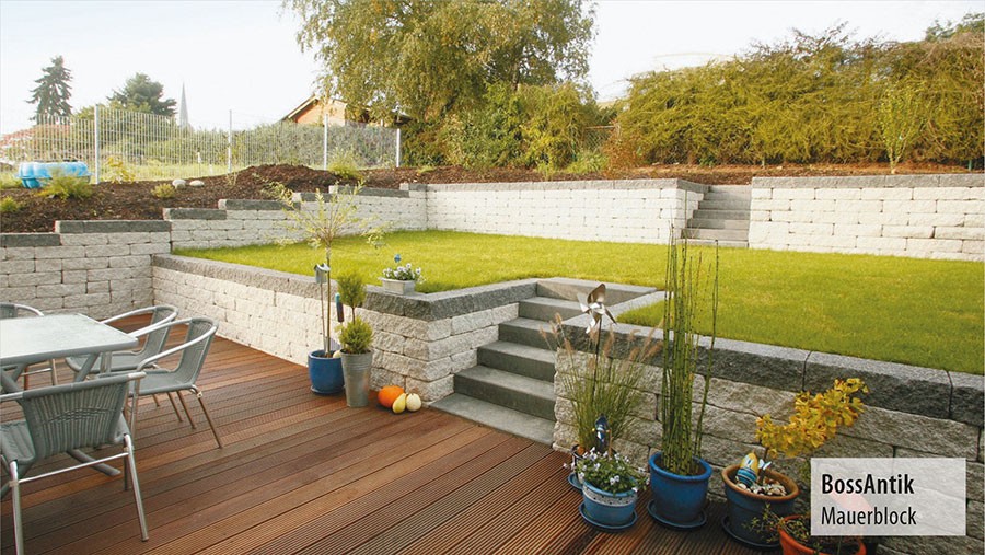 Boss Antik Platten für Ihren Garten, der Ideale Belag für eine tolle Terrasse